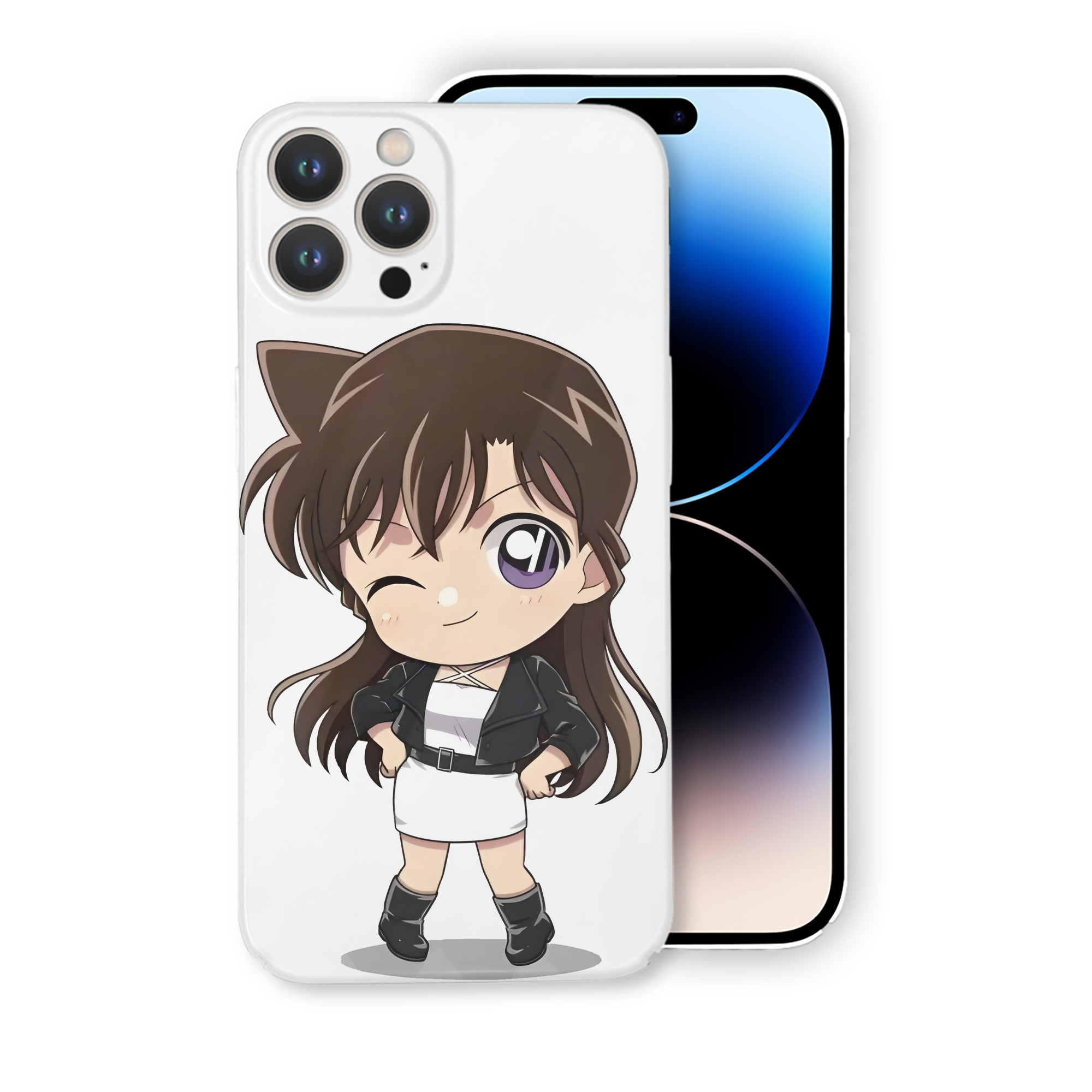 （画像用） 名探偵コナン 毛利 蘭 もうり らん、モーリ ラン Detective Conan Rachel Moore 【iPhone 14シリーズ対応】ハードケース